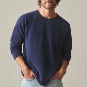 NEW American Giant Men’s French Rib Crew Neck Tee T-shirt Navy Blue Size S NWT